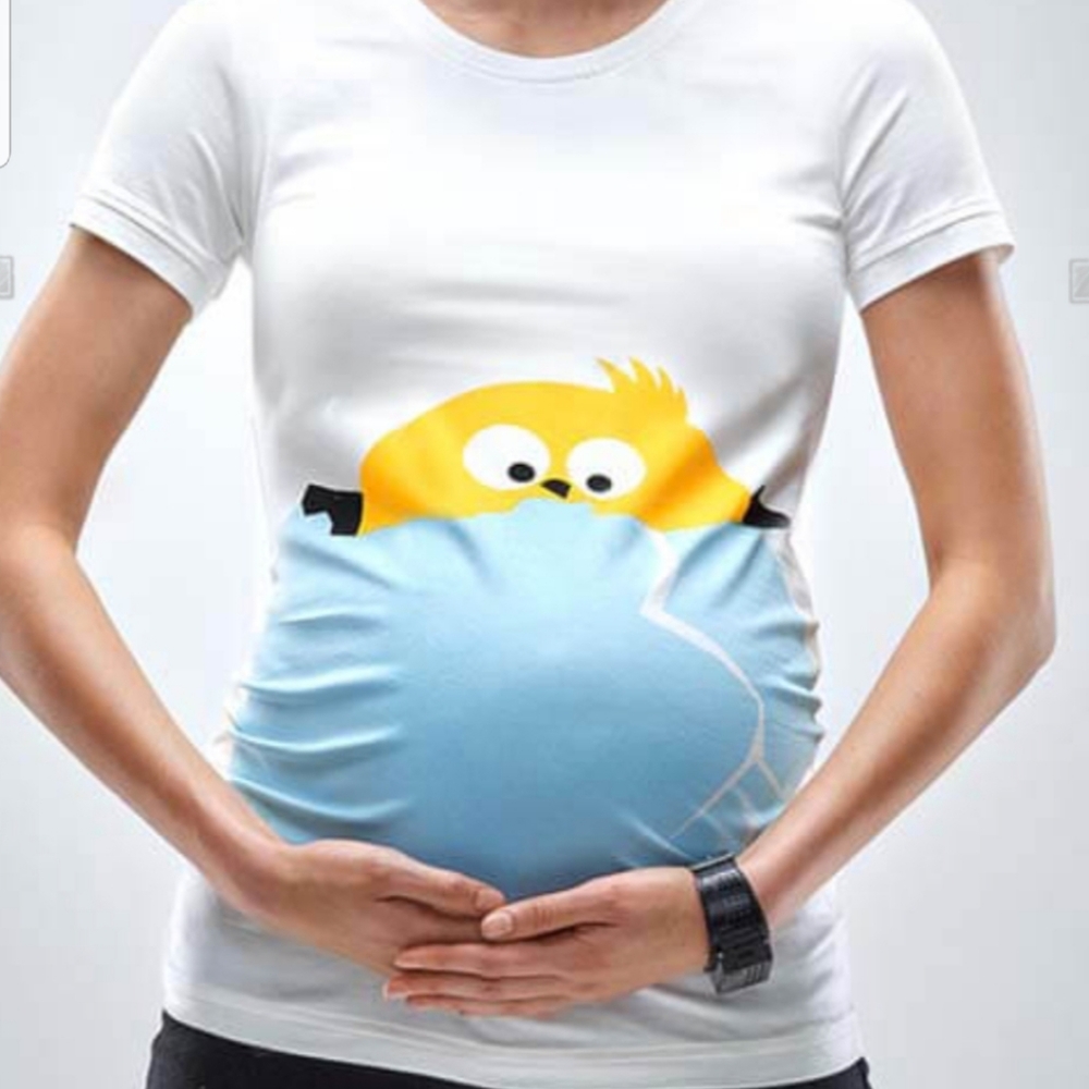 Mamagama maternity birdie top